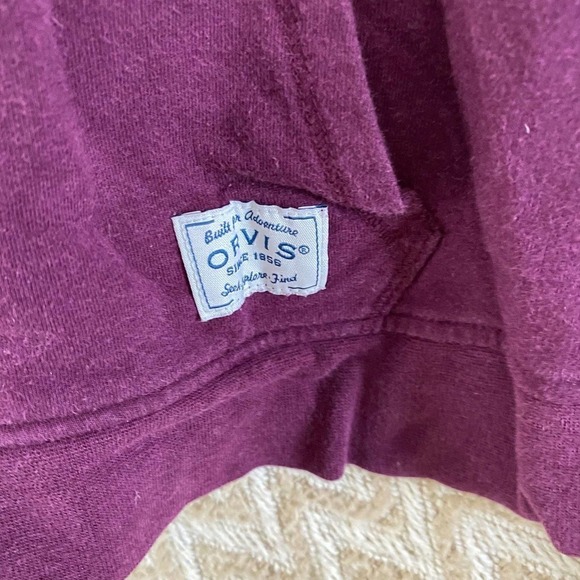 Orvis Colorblock Cozy Hooded Pullover Sweatshirt - Picture 4 of 7